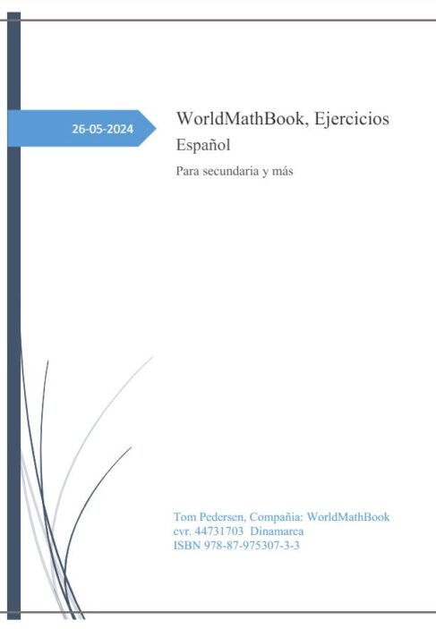 WorldMathBook, Ejercicios Español